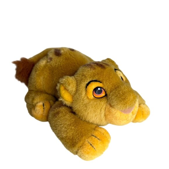 Vintage 90s Disney Simba Lion Cub Plush Soft Toy Disneyland Walt Disney World 10 - Picture 1 of 7